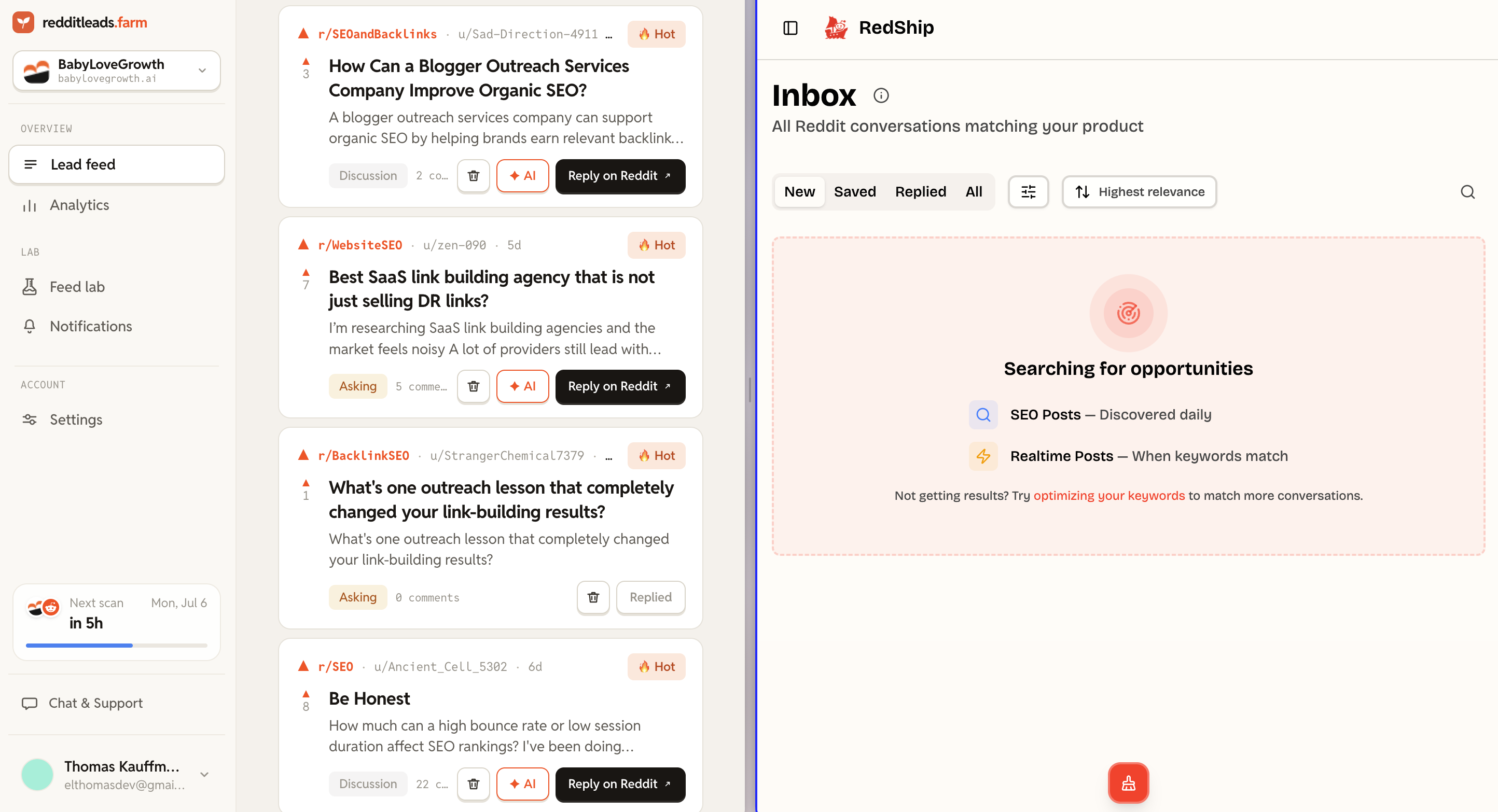 Comparison of Reddit marketing tools for SaaS founders
